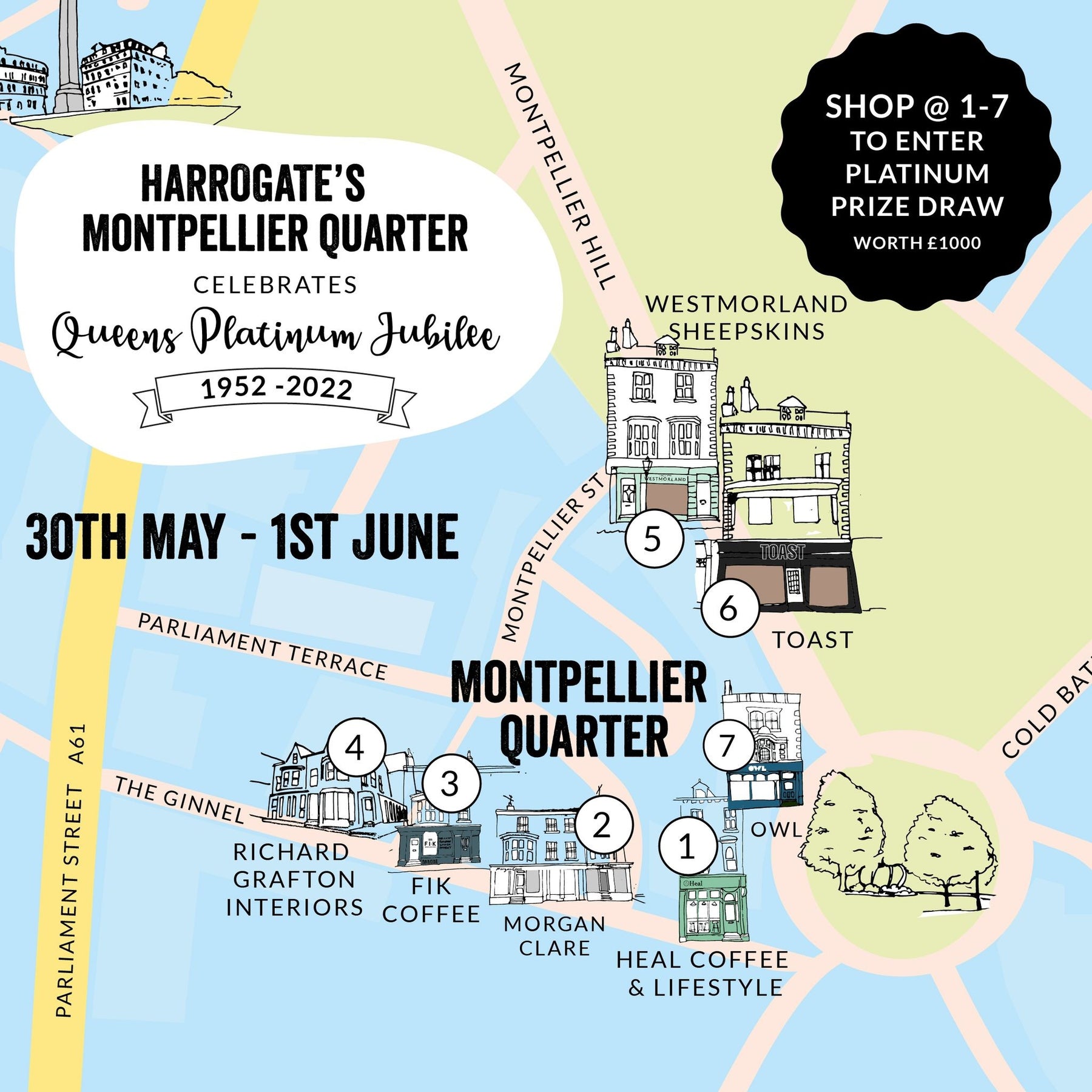 Harrogate Jubilee Celebrations are Underway!