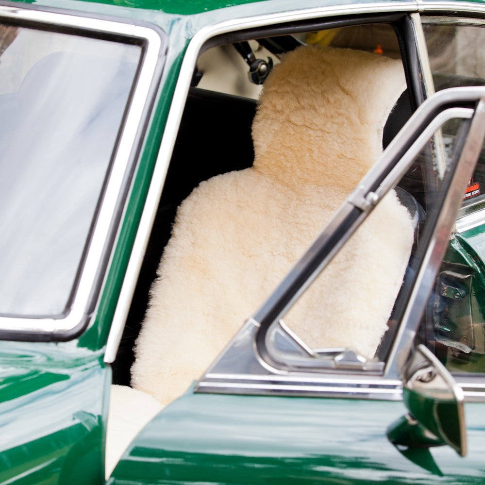sheepskin car seat cover by westmorland sheepskins