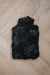 sheepskin hot water bottle cover with Zip in Black