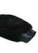 car or shoe polishing mitt in black