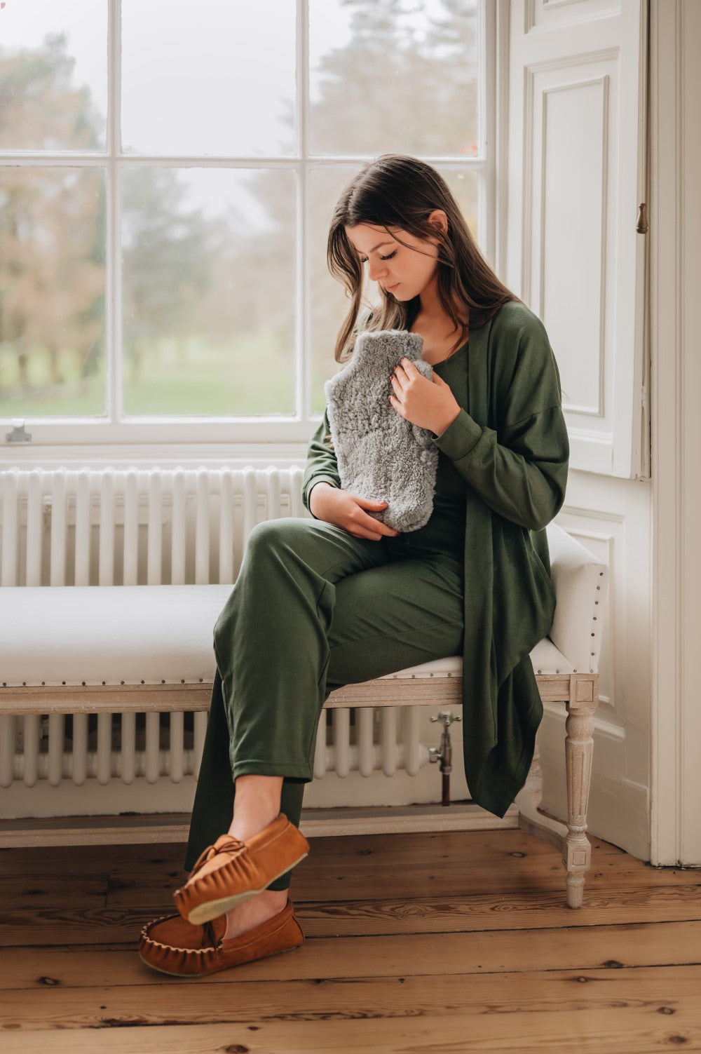 sheepskin water bottle covers from the waste less collection by westmorland sheepskins