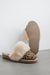 Leopard Print Sheepskin Slipper