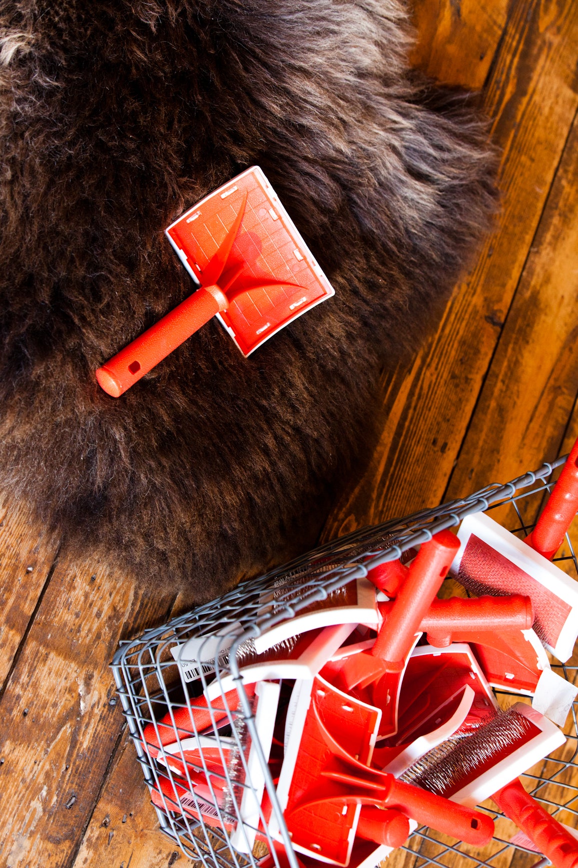 rug brush for british sheepskin care