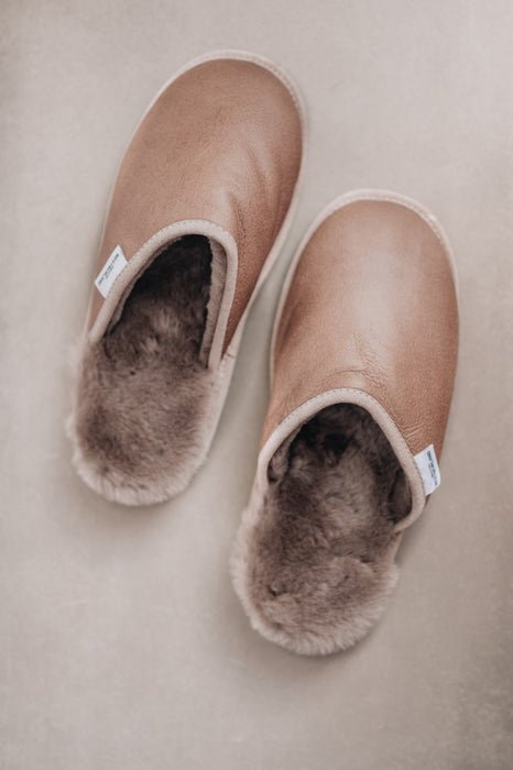 Mens Slip On Slippers from Westmorland Sheepskins