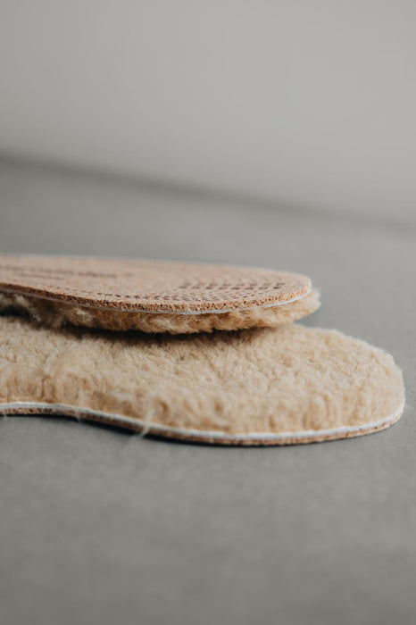 Sheepskin Insoles Cuttable Cork WarmSoles®