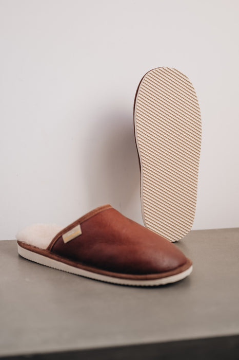 Made from British Sheepskin mens slippers