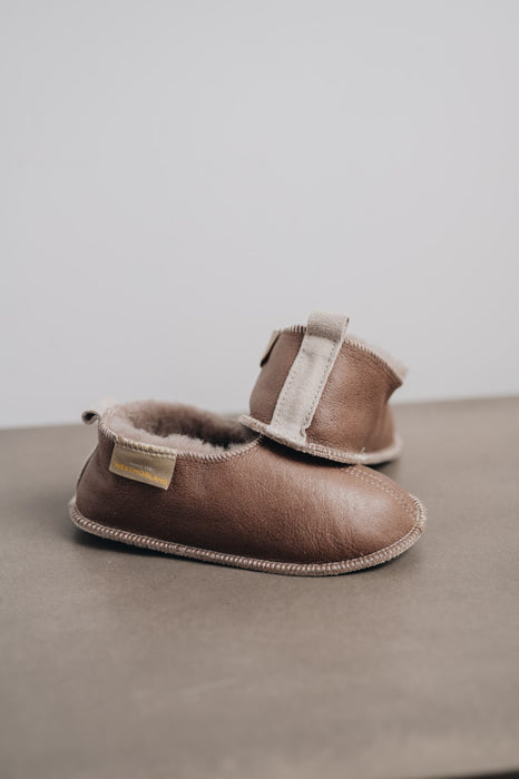 Best Kids Slippers Sheepskin warm