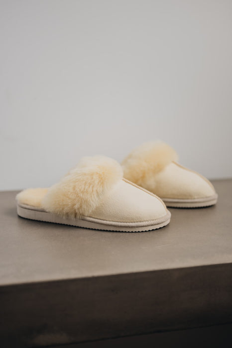 Womens Sheepskin Slipper with sole Slip on
