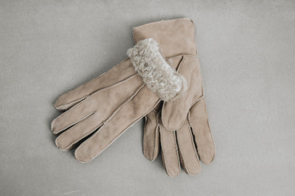 Women's Sheepskin Gloves With Cuff