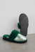 Sheepskin Slippers green Mule Westmorland Sheepskins