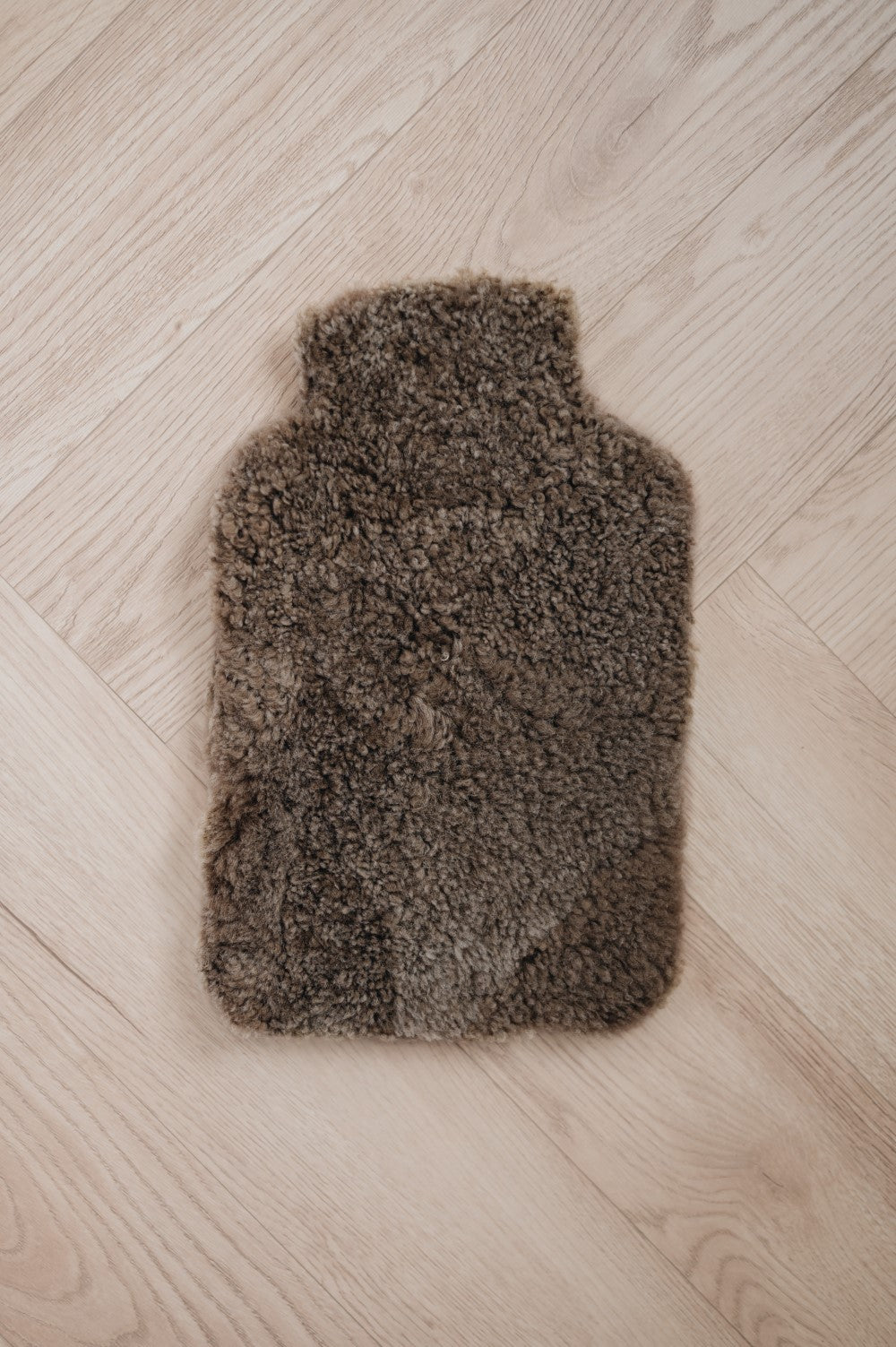 Sheepskin Hot Water bottle Cover Wheat