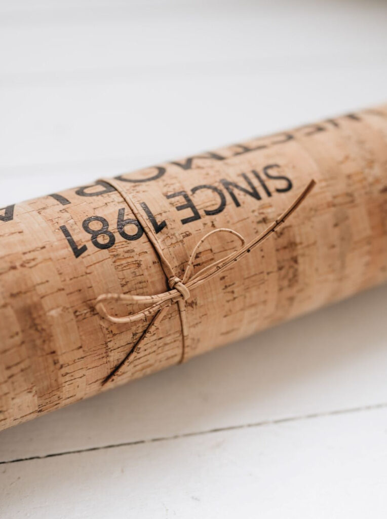 Sustainable Portuguese cork and latex yoga Mat