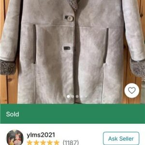 HeaTona Vintage Taupe Women's Sheepskin Coat
