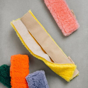 Colourful sheepskin car seat covers