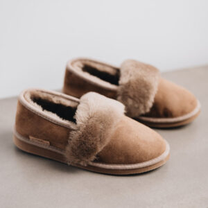 Womens Sheepskin backed slipper