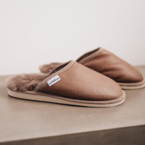 Mule Style Sheepskin Slippers for men