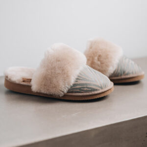 Womens Sheepskin Mule slipper with indoor/outdoor sole
