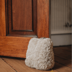 waste less door stop in oatmeal