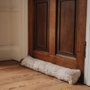 sheepskin waste less gift of the year draught excluder